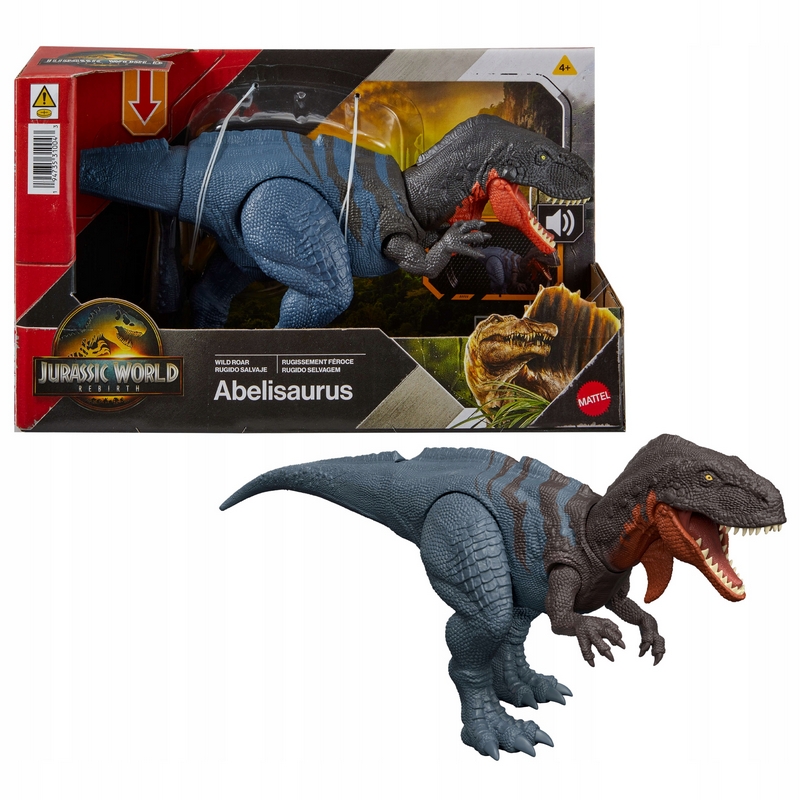 JURSKÝ SVET ZNOVUZRODENÝ DINOSAURUS Abelisaurus 30 cm
